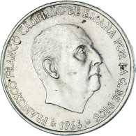 Monnaie, Espagne, Caudillo And Regent, 100 Pesetas, 1966 (67), TTB+, Argent - 100 Pesetas