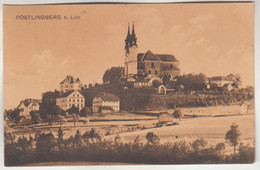 C3329) PÖSTLINGBERG B. LINZ - Häuser U. Kirche ALT 1911 - Linz Pöstlingberg