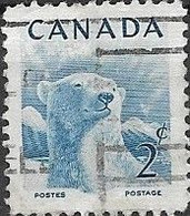 CANADA 1953 National Wild Life Week - 2c. - Polar Bear FU - Gebruikt