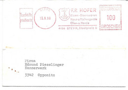4141y: Österreich- Geschäftspostkarte Mit Freistempler 1969 F.P. Hofer, 4400 Steyr - Steyr