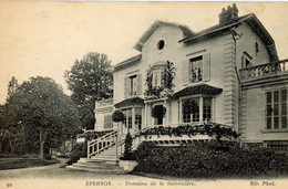 EPERNON DOMAINE DE LA SAVONNIERE 1918 - Epernon