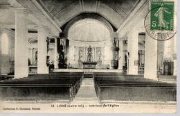 44 Ligné * Intérieur De L'église Du Village Maca 4060 - Ligné