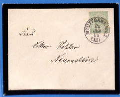 Allemagne Reich 1889 Lettre De Stuttgart (G13199) - Briefe U. Dokumente