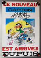 Affichette Franquin "La Saga Des Gaffes" - Dupuis 1982 - Franquin