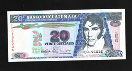 Guatemala, 20 Quetzales, 1989-1992 Issue - Guatemala