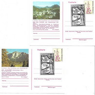 4147c: Österreich 1986, Zwei Bildpostkarten Bad Aussee & Altaussee Je Mit Sonderstempel - Ausserland