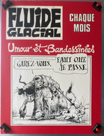 Affichette Pub. Fluide Glacial - Lelong - Carmen Cru - Fluide Glacial