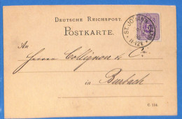 Allemagne Reich 1886 Carte Postale De Sankt Johann (G13235) - Storia Postale