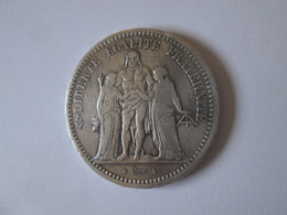 France Monnaie 5 Francs 1848 A(Paris) Argent/France 5 Francs 1840 A(Paris) Silver Coin - 5 Francs