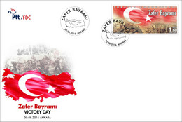 Turkey, Türkei - 2016 - Republic Day - FDC - Storia Postale