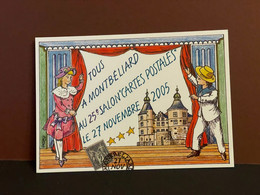 MONTBELIARD - 25ème Salon De La Carte Postale - 27 Novembre 2005 - Tirage 1000 Exemplaires - Bourses & Salons De Collections