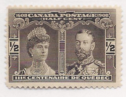 15361) Canada 1908 Quebec Mint Hinged - Neufs