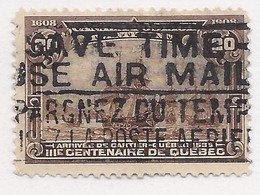 15368) Canada 1908 Quebec - Usados