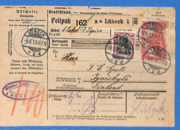 Allemagne Reich 1913 Carte Postale De Lubeck (G13267) - Cartas & Documentos