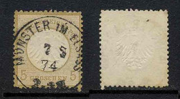 ALSACE - MUNSTER / 1874 ALLEMAGNE # 6 OBLITERE / COTE +110.00 EURO // SUPERBE (ref T1831) - Oblitérés