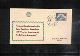 Greenland / Groenland 1958 International Geophysical Year IGY Weather Station APUTITEQ - Año Geofísico Internacional