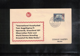 Greenland / Groenland 1958 International Geophysical Year IGY Observation Point AUGPILAGTOQ Pr. UPERNAVIK - Covers & Documents