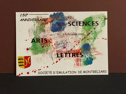 MONTBELIARD - 150ème Anniversaire Science, Arts, Lettres - 4 Novembre 2000 - Tirage 1000 Exemplaires - Montbéliard