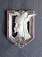 INSIGNE DU 92éme REGIMENT D'INFANTERIE . - Armée De Terre