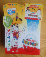 KINDER SURPRISE BOX WITH 4 EGGS 50 YEARS OF KINDER - Other & Unclassified