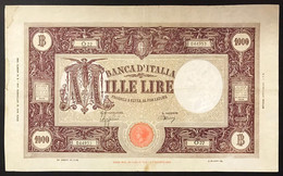 1000 LIRE BARBETTI Testina B.I. 21 03 1947 Taglietti Ma Ottimo Esemplare Con Carta Freschissima Lotto 3031 - 1000 Liras