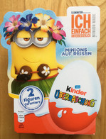 KINDER SURPRISE BOX MINIONS AROUND THE WORLD WITH 4 EGGS - Other & Unclassified