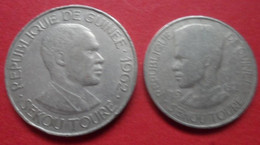 République De Guinée 1960 - 10 & 25 Francs 1962 - Guiné Guinée - Guinea