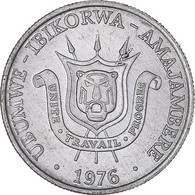 Monnaie, Burundi, Franc, 1976 - Burundi