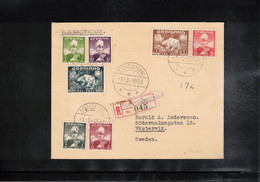Greenland / Groenland 1946 Interesting Registered Letter - Lettres & Documents