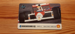 Phonecard United Kingdom Mercury 2PSHA - Shell, Car Race - Mercury Communications & Paytelco