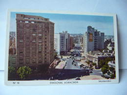 DIAGONAL AGRACIADA MONTEVIDEO URUGUAY AMERIQUE DU SUD CPA - Uruguay