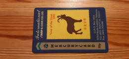 Phonecard United Kingdom Mercury 20MERA - Zodiac, Horoscope, Year Of The Goat - Mercury Communications & Paytelco