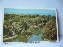 PARQUE RODO Y EL LAGO MONTEVIDEO URUGUAY AMERIQUE DU SUD CPA - Uruguay