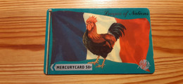 Phonecard United Kingdom Mercury 20MERA - Cock, France - Mercury Communications & Paytelco