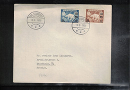Greenland / Groenland 1956 Interesting FDC - Lettres & Documents