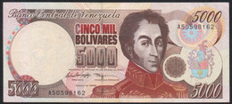 VENEZUELA 5000 BOLIVARES 14/03/1996 SERIE A50598162 Pick-75 B XF - Venezuela