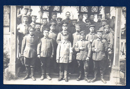 Carte-photo Soldats Allemands, Front De L'est. Corps D'armée XXI ( Sarrebruck) Et VIII( Coblence). 1914-18 - Weltkrieg 1914-18