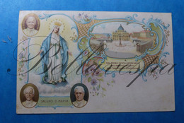 Salvaci O Maria Nel Primo Cinquantenario Pio1904 Litho - Vaticano (Ciudad Del)