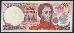 VENEZUELA 5000 BOLIVARES 06/08/1998 SERIE D88204478 Pick-78 C XF - Venezuela