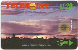 Peru - Telepoint - Yarinacocha Lake Puzzle Piece 2/4, 1993, 10Sol, 21.000ex, Used - Peru