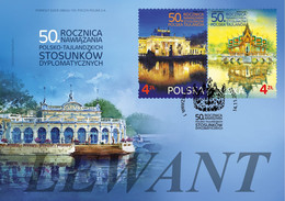 2022.11.14. 50th Anniversary Of Establishing Polish-Thai Diplomatic Relations - FDC - Cartas & Documentos