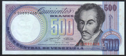 VENEZUELA 500 BOLIVARES 31/05/1990 SERIE V20692408 Pick-67d UNC - Venezuela