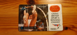 Phonecard United Kingdom Mercury 1PPOB - Athletics, Andy Ashurst - [ 4] Mercury Communications & Paytelco
