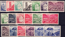 YT 119 à 137 - Used Stamps