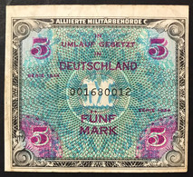 GERMANIA ALEMANIA GERMANY  5 MARK  Allied Occupation 1944 Pick 193d  LOTTO 2571 - 5 Mark