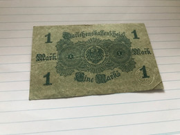 Banknote Notgeld Darlehenskassenschein Berlin 1 Mark 1914 - Otros & Sin Clasificación