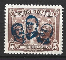 COLOMBIE. N°359 De 1943. Churchill/Staline/Roosevelt. - Sir Winston Churchill