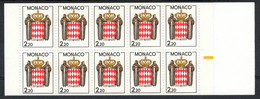 Monaco - Carnet YV 1 N** Armoiries Cote 11,50 Euros - Markenheftchen