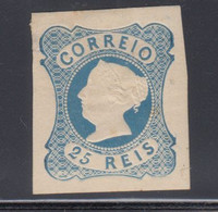 1853 - D. Maria II 25 Reis ( 1885 Reprint) - MH ( Some Tone) - Ensayos & Reimpresiones