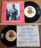 RARE French EP 45t RPM BIEM (7") LOUIS ARMSTRONG «Static Strut» (1957) - Jazz